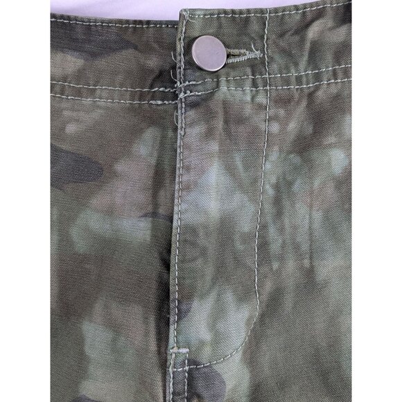 Gap Woodland Camo Cargo Shorts Mens 28 Green Brown Black Hunting Outdoor Hiking - Picture 8 of 14